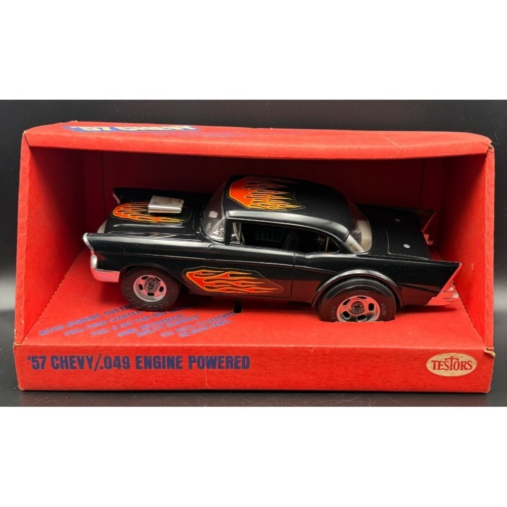 Testors '57 Chevy .049 Engine Gas Powered Thimble-Drome .049 ,020 Cox, Pagco, We